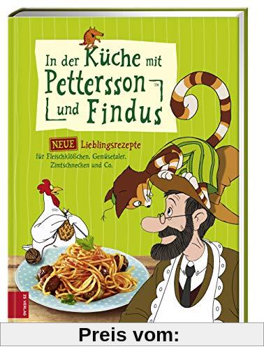 In der Küche mit Pettersson und Findus: Neue Lieblingsrezepte für Fleischklößchen, Gemüsetaler, Zimtschnecken und Co.